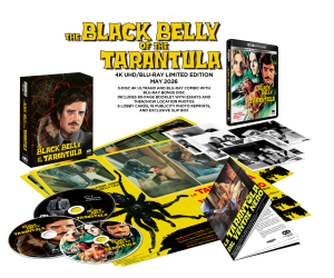 "The Black Belly of the Tarantula" limited edition product shot by Celluloid Dreams (www.celluloid-dreams.net)