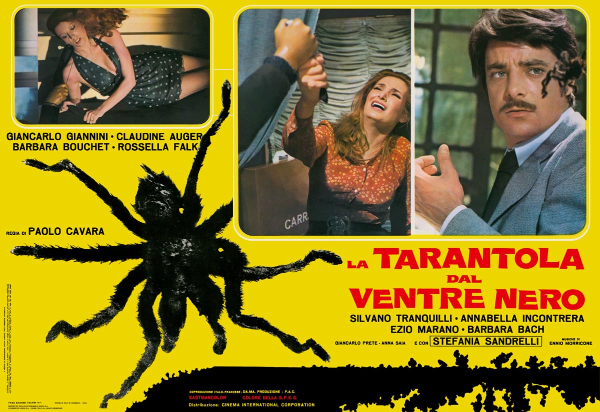 "The Black Belly of the Tarantula" fotobusta/lobby card reprint by Celluloid Dreams (www.celluloid-dreams.net)