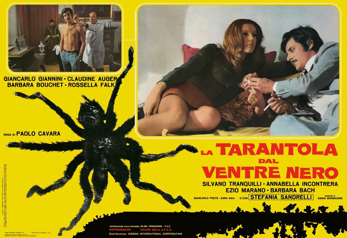 "The Black Belly of the Tarantula" fotobusta/lobby card reprint by Celluloid Dreams (www.celluloid-dreams.net)