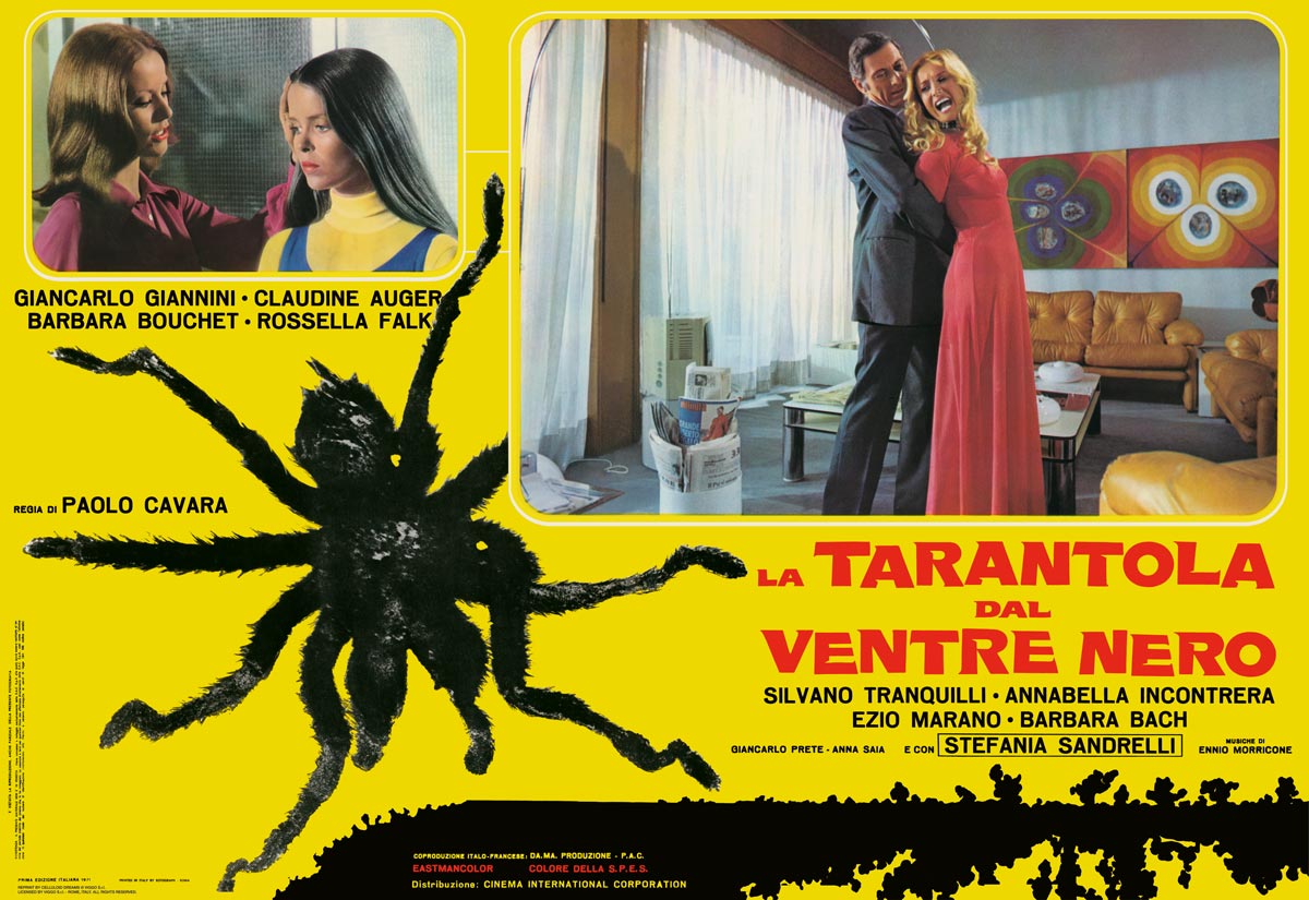 "The Black Belly of the Tarantula" fotobusta/lobby card reprint by Celluloid Dreams (www.celluloid-dreams.net)